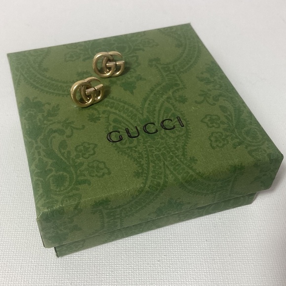 Gucci GG Vintage Gold Small Earrings - Picture 1 of 2